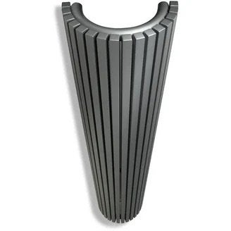 Nieuw halfronde Vasco  antraciet designradiator., Ophalen, Radiator, Nieuw, Minder dan 60 cm