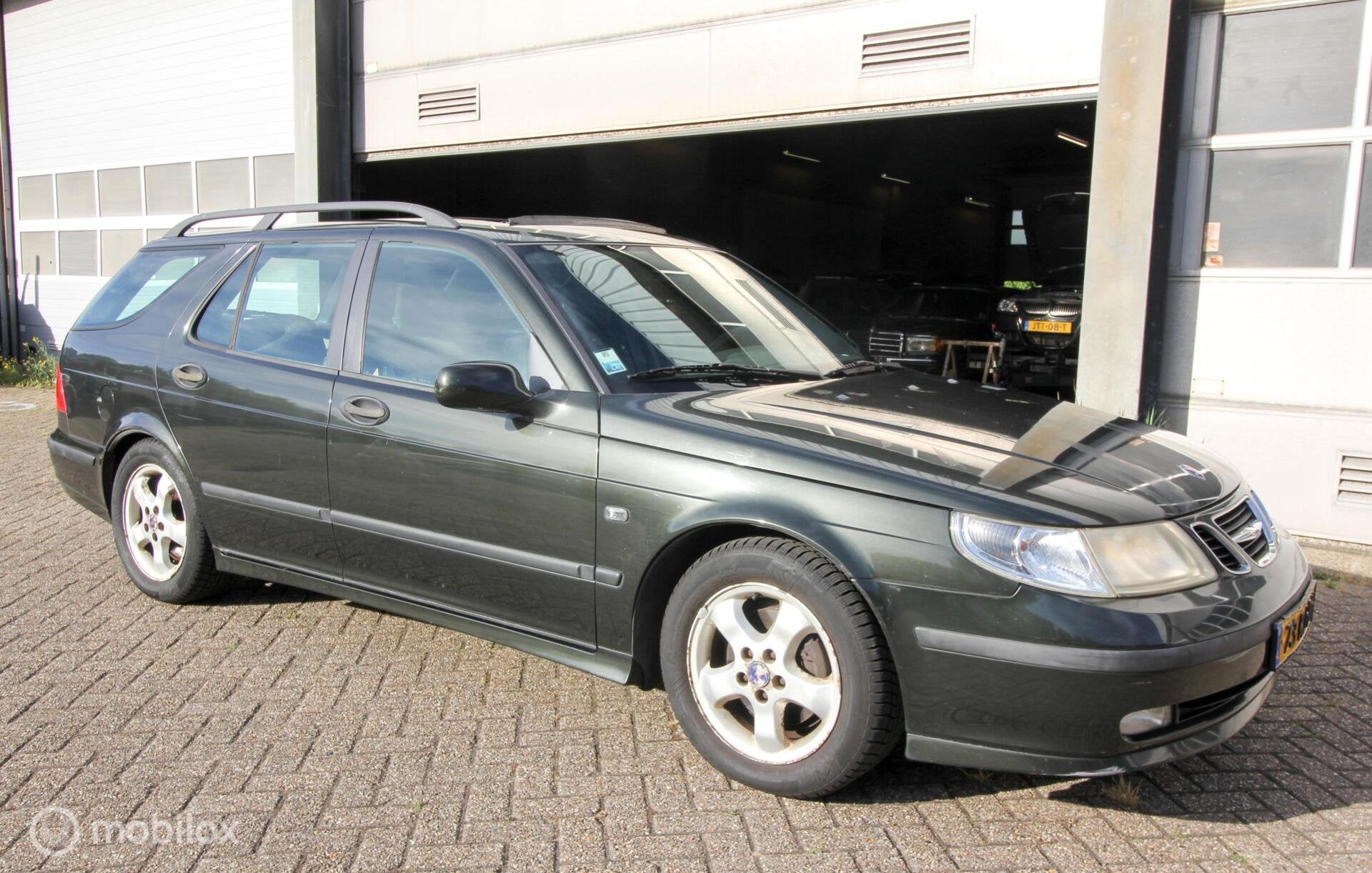 Saab 9-5 Estate 2.3t Linear Business Pack 2005 Hist., Voorwielaandrijving, Stof, Zwart, 2290 cc