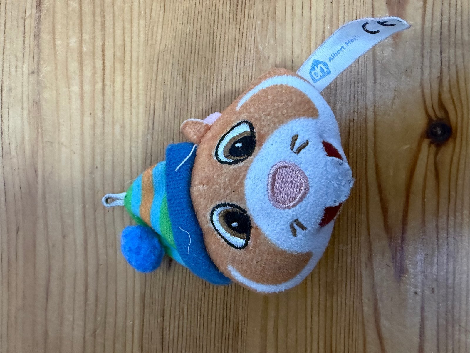 Albert Heijn Hamster Knuffel met Muts sleutelhanger, Kinderen en Baby's, Speelgoed | Knuffels en Pluche, Oranje, Gebruikt, Hamster