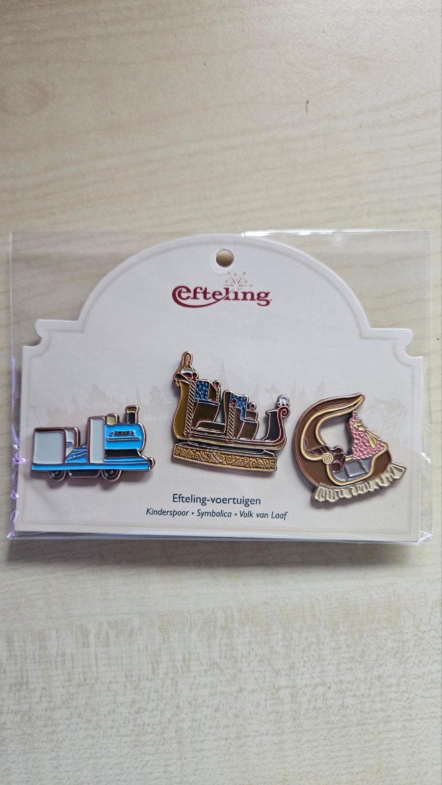 Efteling Voertuigen Pinset, Ophalen of Verzenden, Nieuw, Button of Speldje