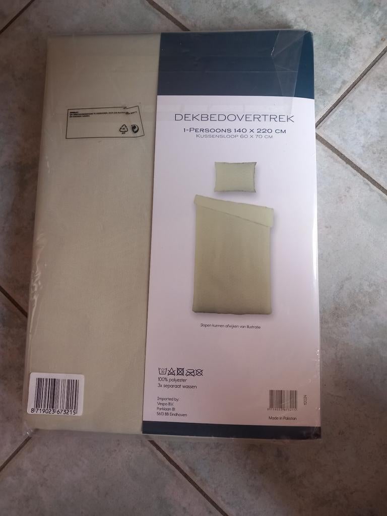 1 persoons dekbedovertrek, Huis en Inrichting, Eenpersoons, Dekbedovertrek, Nieuw, Ophalen of Verzenden