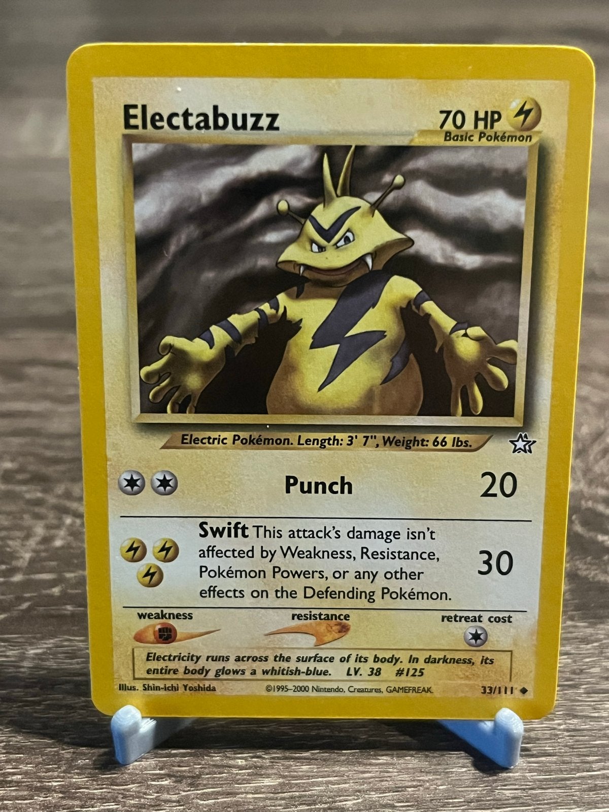 Electabuzz 33/111 Neo Genesis - EX, Ophalen of Verzenden, Gebruikt, Losse kaart