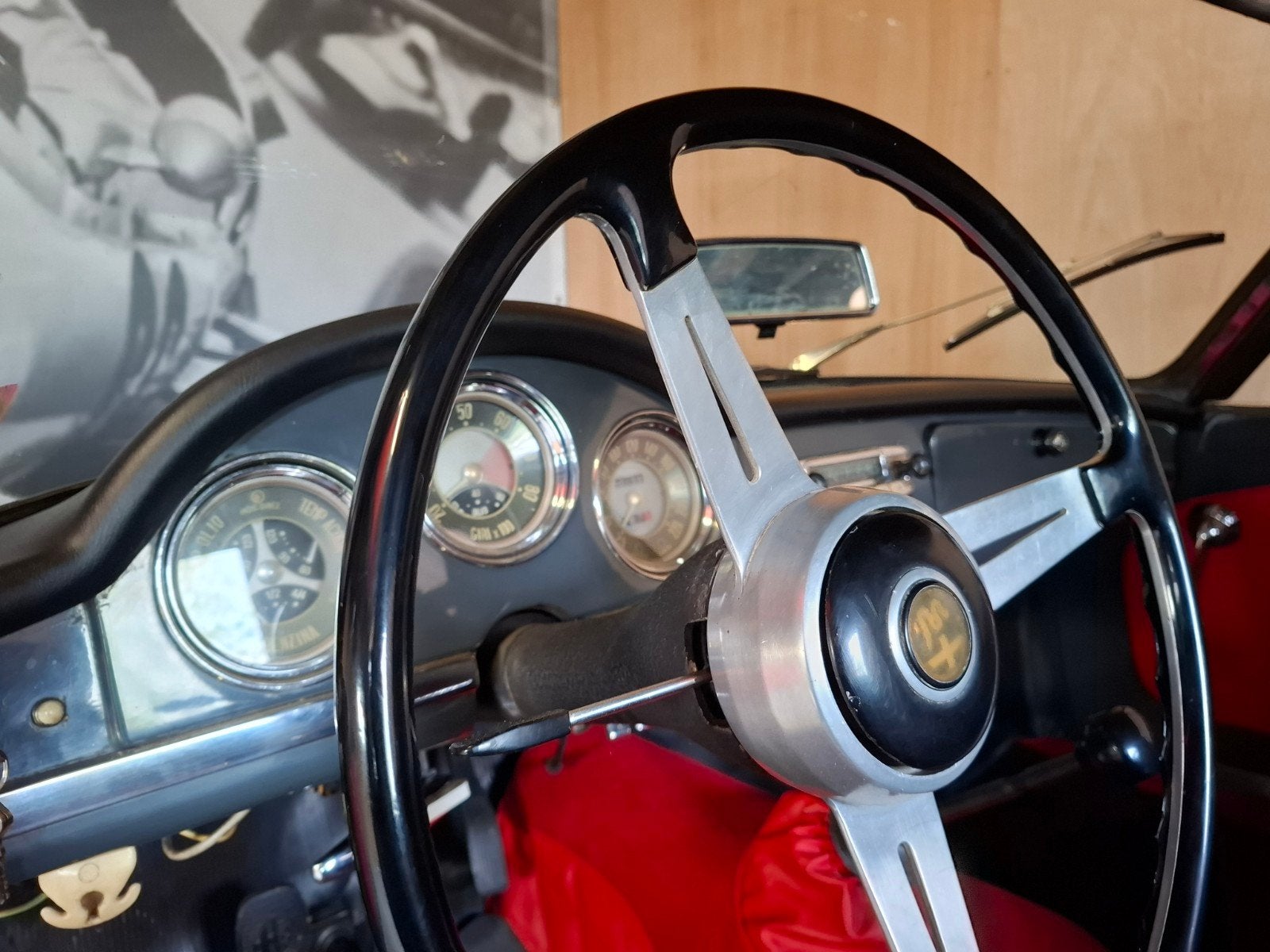 Alfa Romeo Giulia spider 1600 1962 Grijs incl. hardtop, foto 7