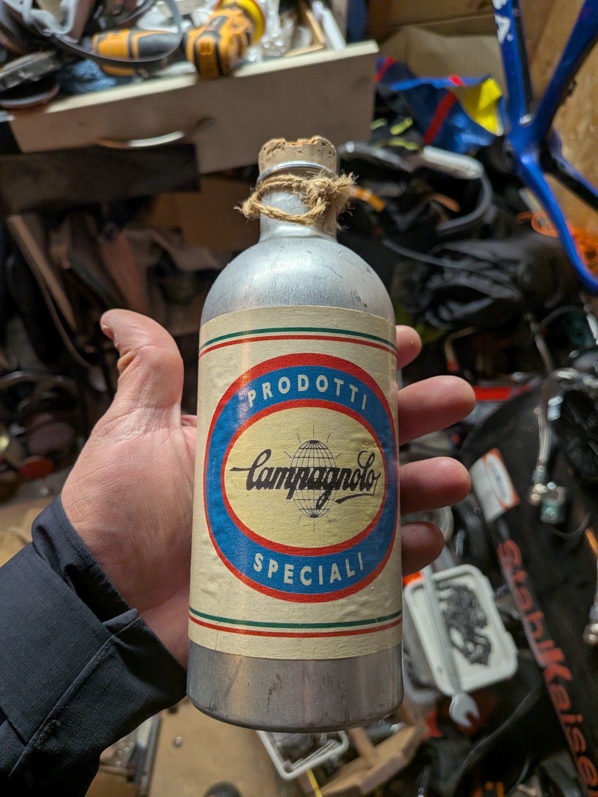 Retro Campagnolo bidon (reproductie), Ophalen of Verzenden, Gebruikt