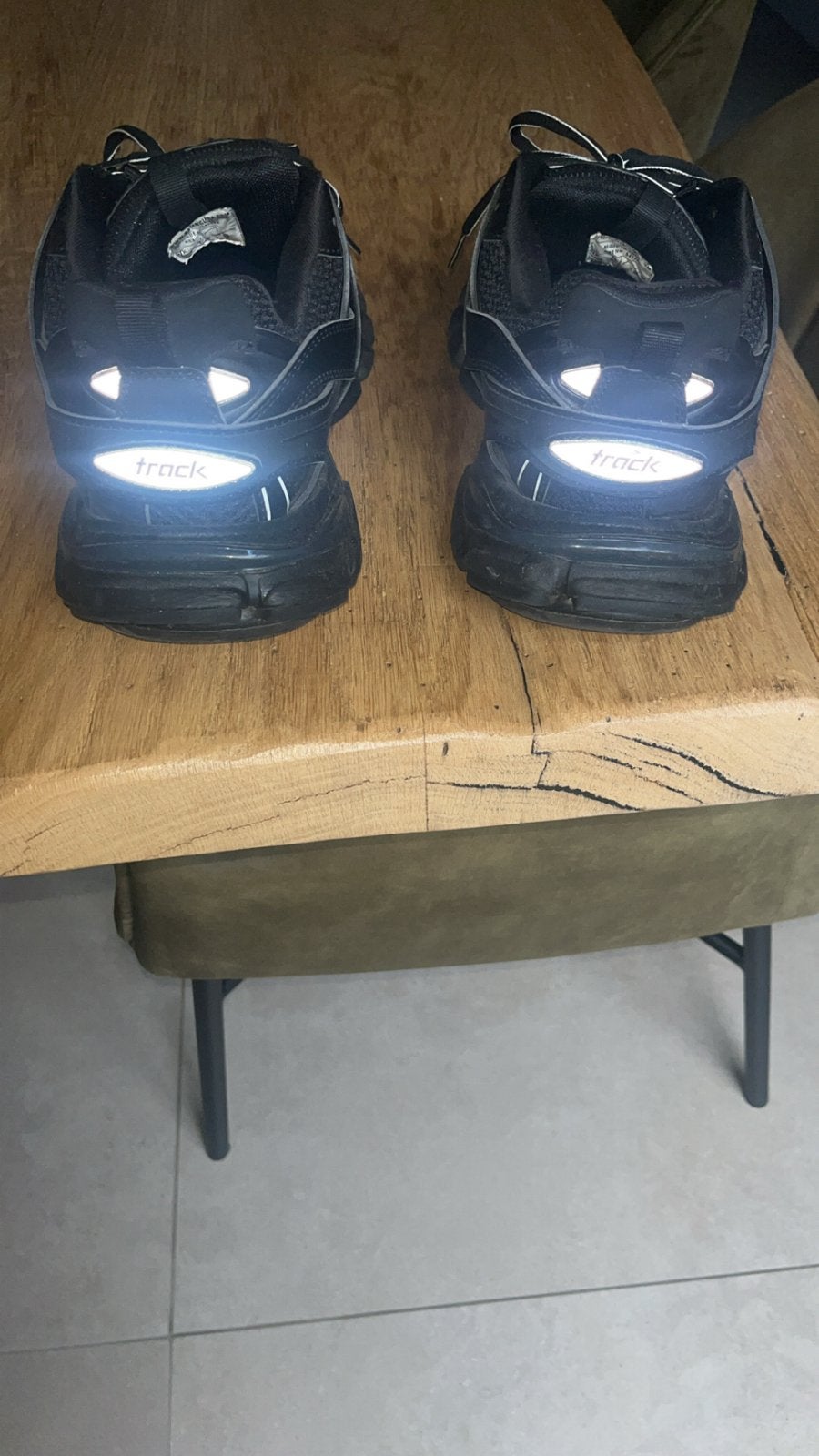 Balenciaga Track Sneakers Zwart - Maat 44, Kleding | Heren, Ophalen of Verzenden, Gedragen, Zwart, Sneakers of Gympen