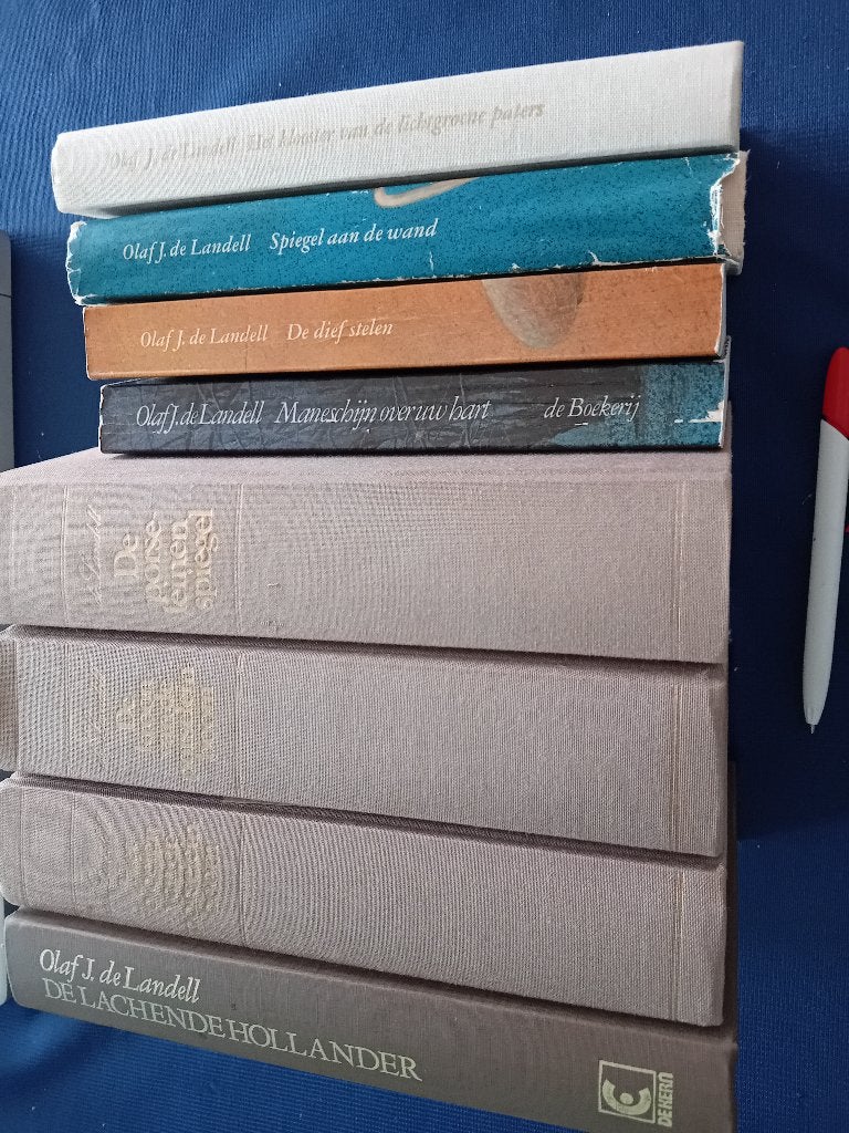 10 boeken Olaf J. de Landell, Ophalen of Verzenden, Gelezen