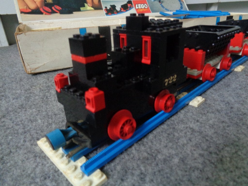 Lego trein set 722 vintage 1970, Kinderen en Baby's, Speelgoed | Duplo en Lego, Compleet, Gebruikt, Lego, Ophalen of Verzenden