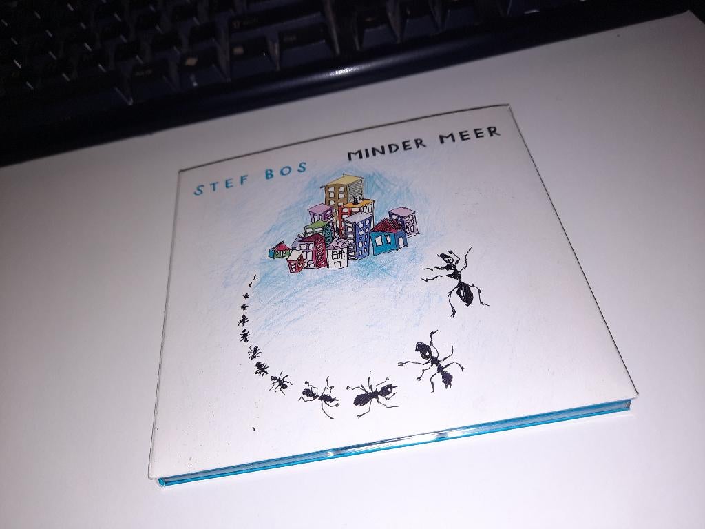 CD Stef Bos ‎– Minder Meer, Ophalen, Zo goed als nieuw, Levenslied of Smartlap