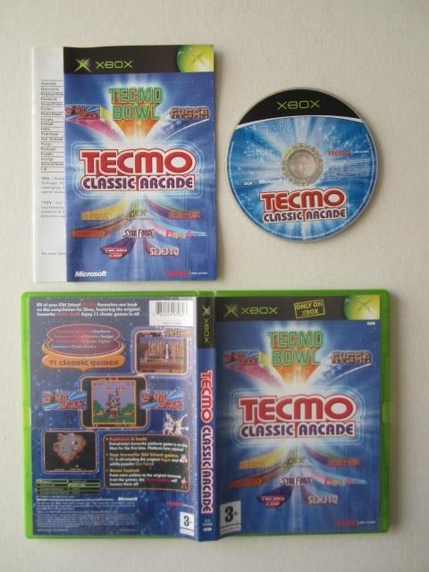 Tecmo classic arcade Xbox, Spelcomputers en Games, Games | Xbox Original, Zo goed als nieuw, Overige genres, 1 speler, Ophalen of Verzenden