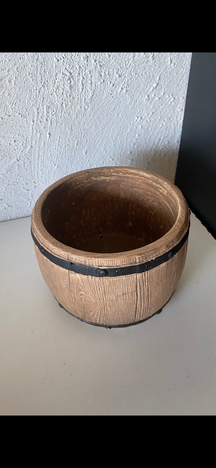 leuke KERAMIEKEN BLOEMPOT, Tuin en Terras, Bloempotten, Zo goed als nieuw, Aardewerk, Binnen, Balkon, Tuin, Minder dan 40 cm, Minder dan 25 cm