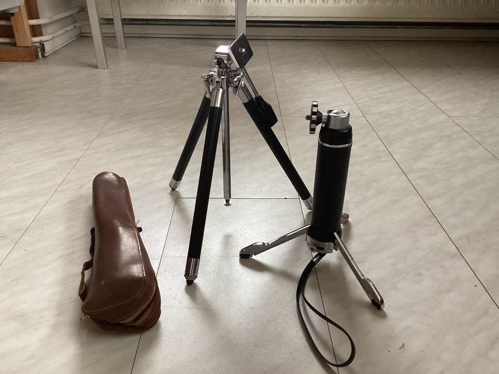 Set van 2 Ministatieven met Draagtas - Compact & Draagbaar, Ophalen, Gebruikt, Minder dan 150 cm, Ministatief