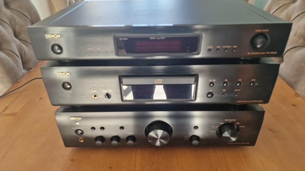 Denon Hifi Set: Versterker, CD-speler en Tuner, Audio, Tv en Foto, Stereo-sets, Cd-speler, Tuner of Radio, Denon, Losse componenten