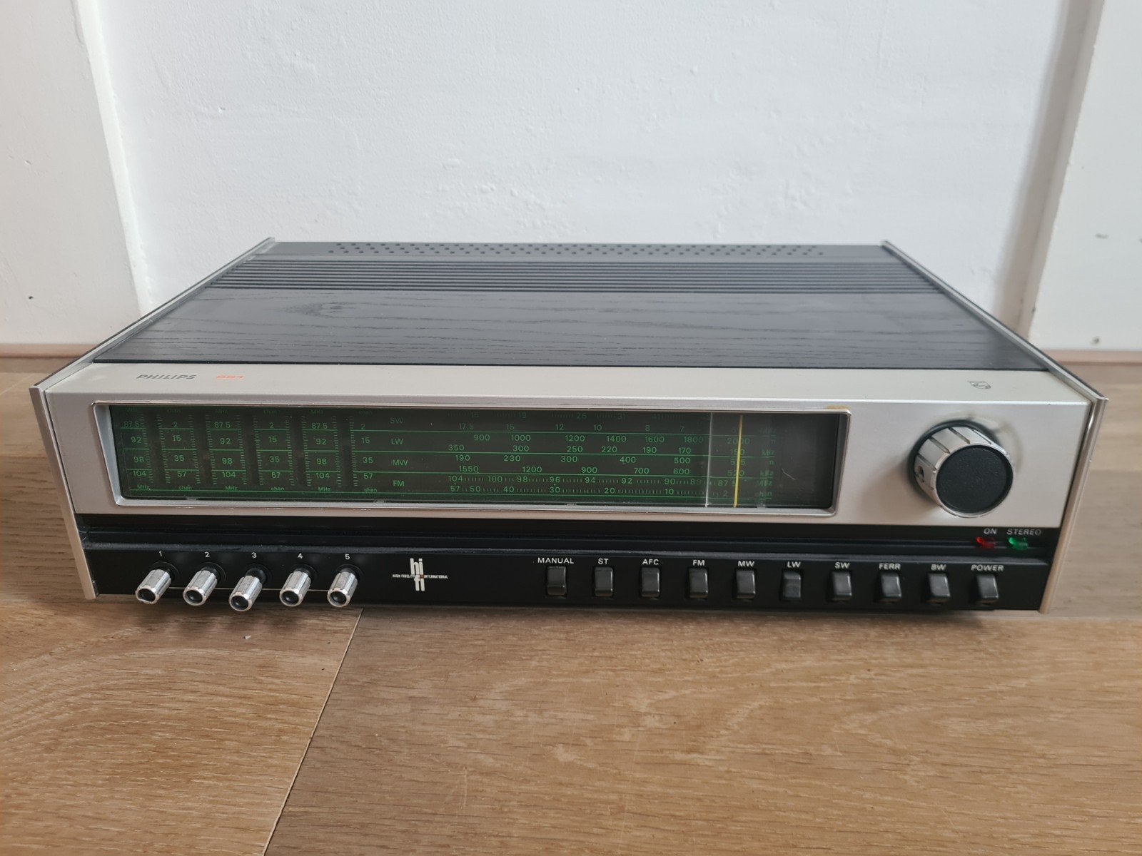 Philips 22RH651 Tuner - Vintage Radio Ontvanger, Ophalen, Gebruikt, Analoog
