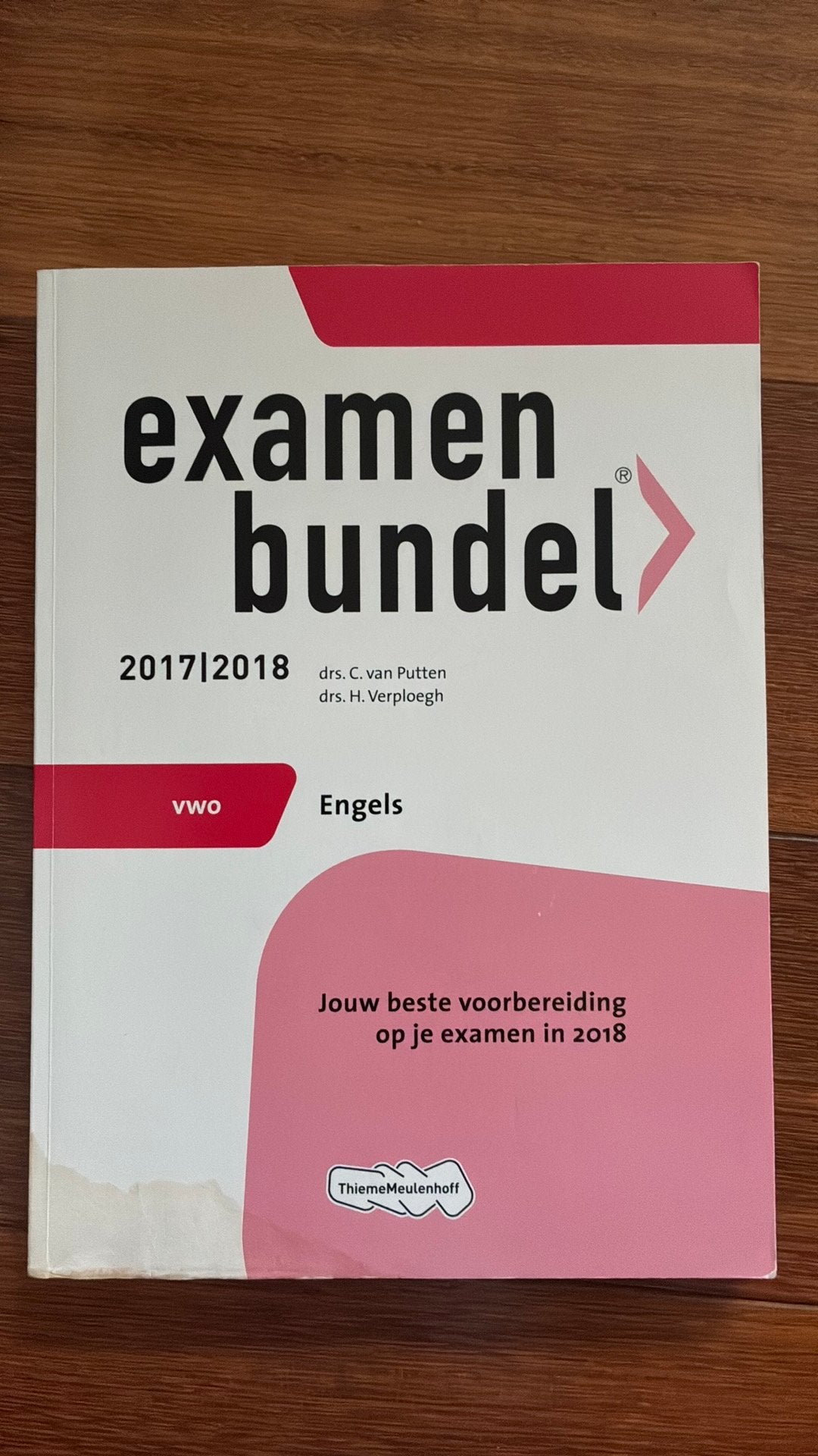 C. van Putten - Examenbundel vwo Engels 2017/2018, Boeken, Schoolboeken, VWO, C. van Putten; H. Verploegh, Ophalen of Verzenden