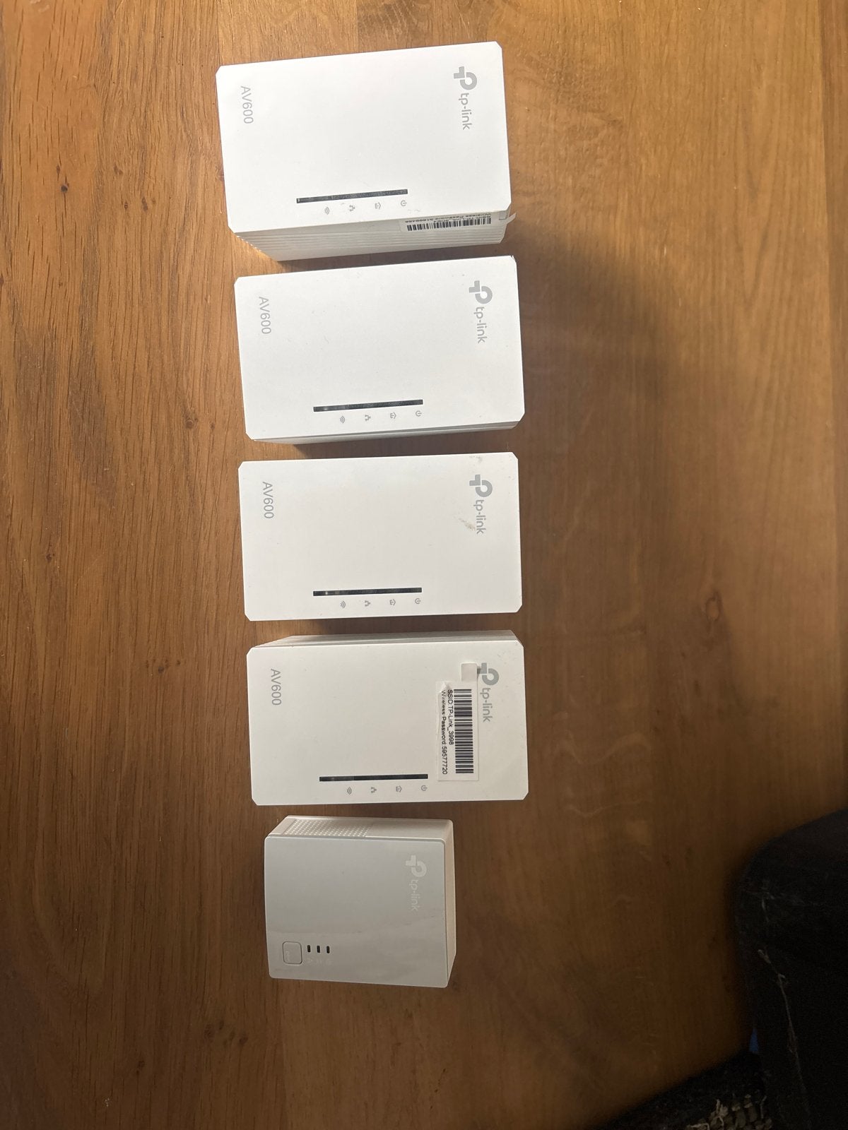 TP-Link AV600 Powerline Adapters (5 stuks), Computers en Software, Netwerk switches, Ophalen of Verzenden, Gebruikt