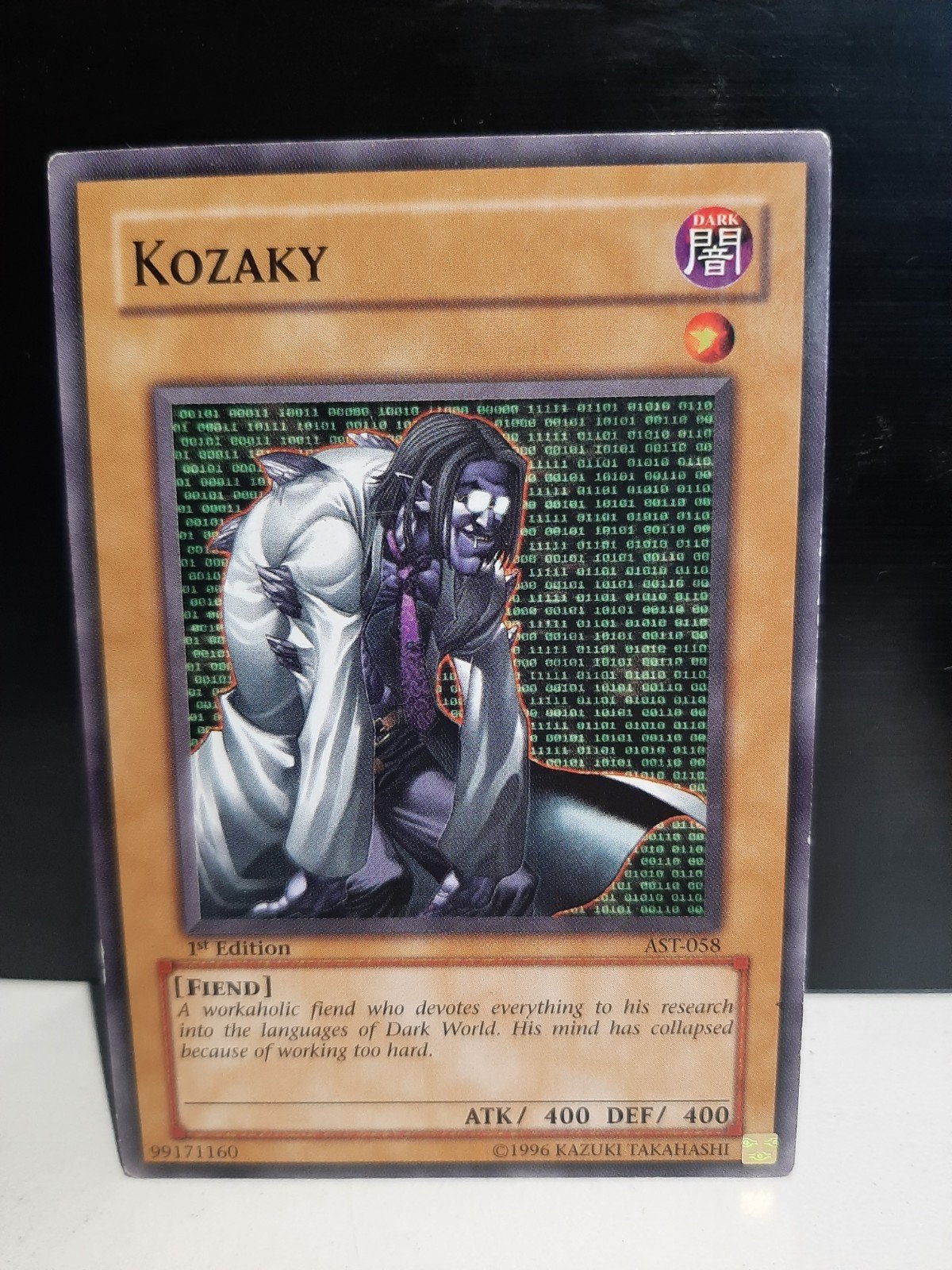 Kozaky - Yu-Gi-Oh! Kaart (1st Edition, AST-058), Ophalen of Verzenden, Zo goed als nieuw, Losse kaart