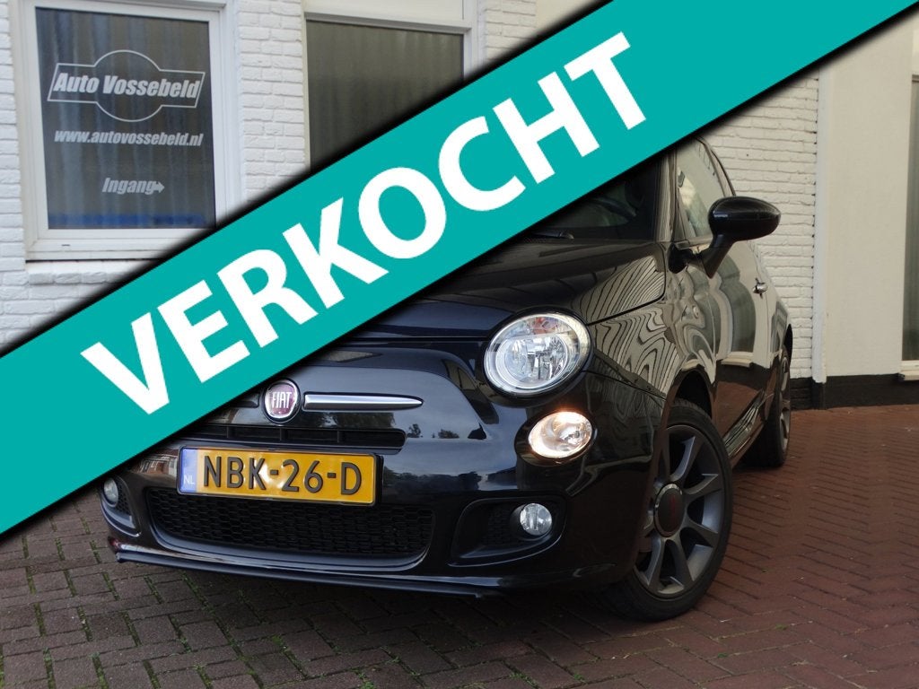 Fiat 500S 1.2 New Distributie, APK tot Juni 2028! Garantie, Auto's, Voorwielaandrijving, Gebruikt, 4 cilinders, 840 kg