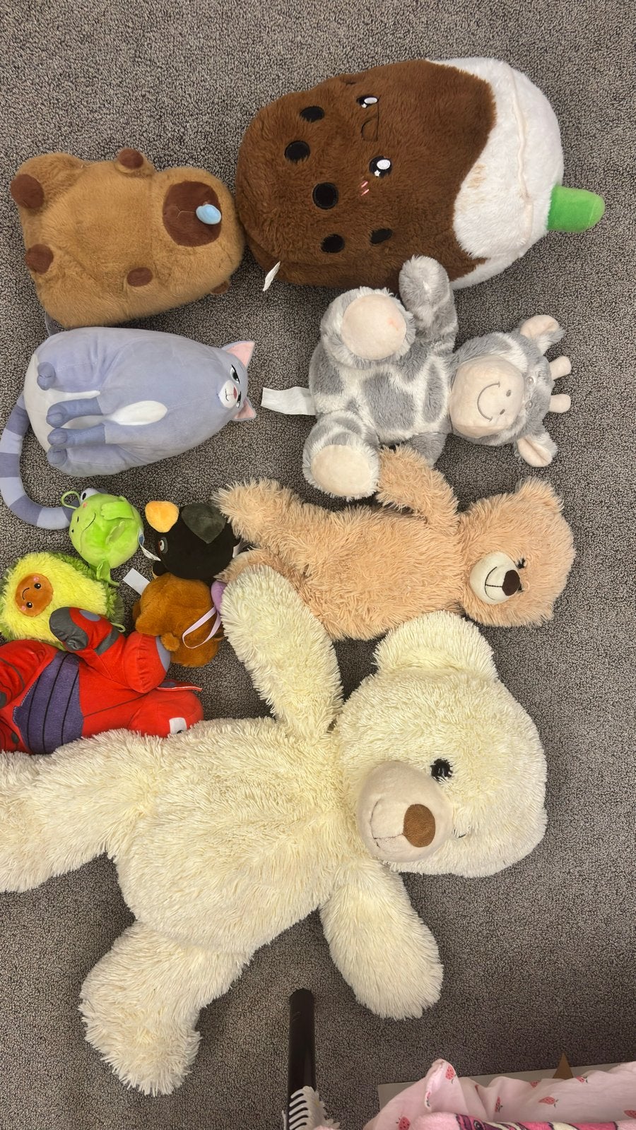 Diverse knuffels: van beer tot avocado, Kinderen en Baby's, Speelgoed | Knuffels en Pluche, Gebruikt, Beer, Ophalen of Verzenden
