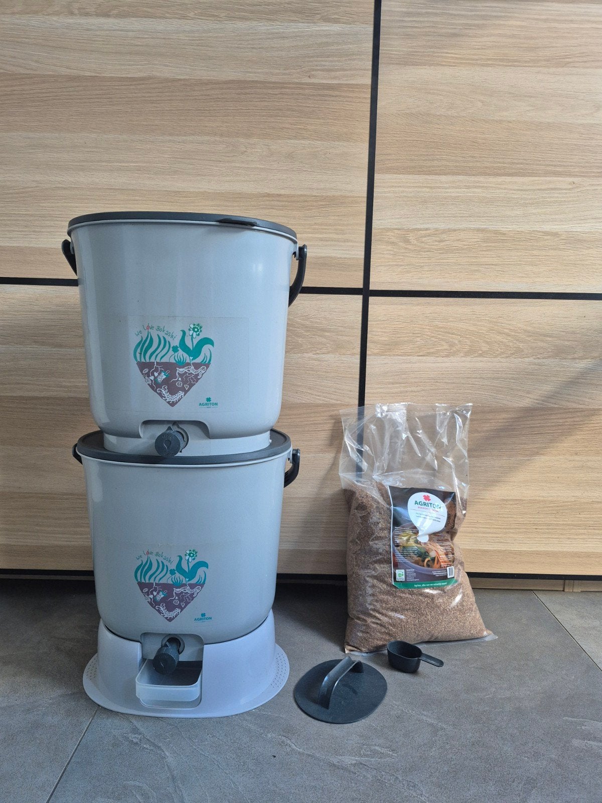 Bokashi starter set - Fermenteer je eigen GFT-afval, Ophalen of Verzenden, Zo goed als nieuw