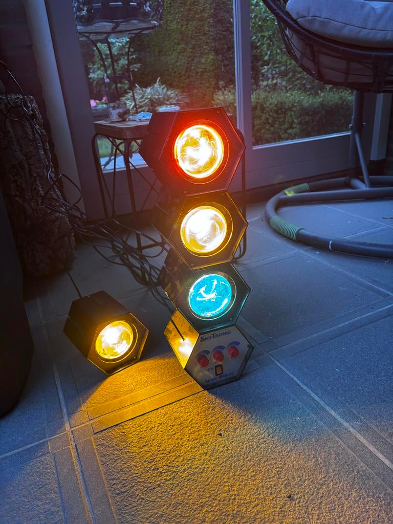 SkyTronic Lichtorgel - Vintage Feestverlichting, Muziek en Instrumenten, Licht en Laser, Ophalen of Verzenden, Gebruikt, Licht
