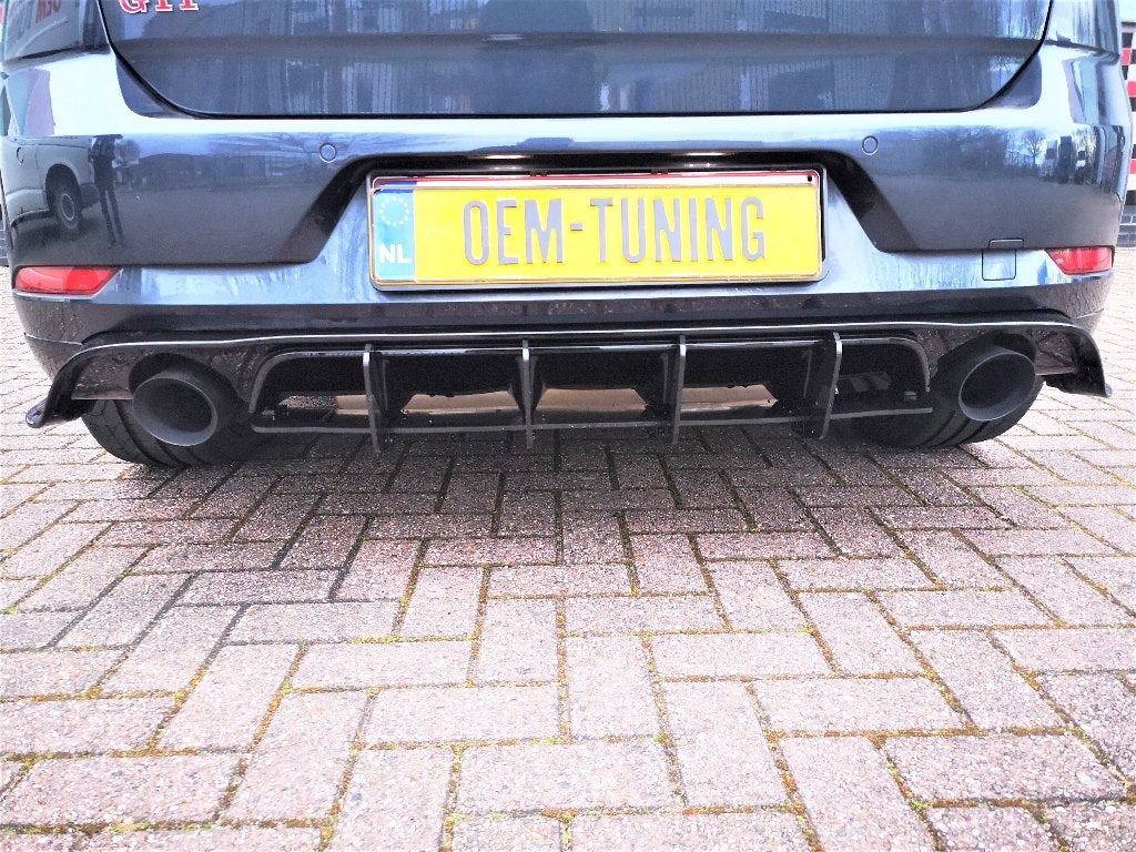 Diffuser extension geschikt voor Golf 7.5 GTI | TCR |17- 20|, Auto diversen, Ophalen of Verzenden