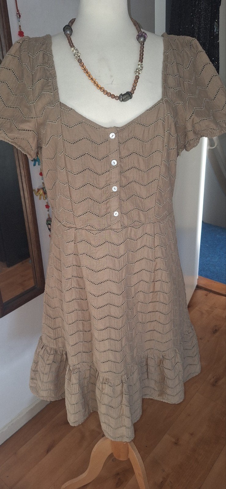 ONLY jurk maat XL, nieuw met kaartjes, Kleding | Dames, Beige, Maat 46/48 (XL) of groter, Nieuw, Ophalen of Verzenden