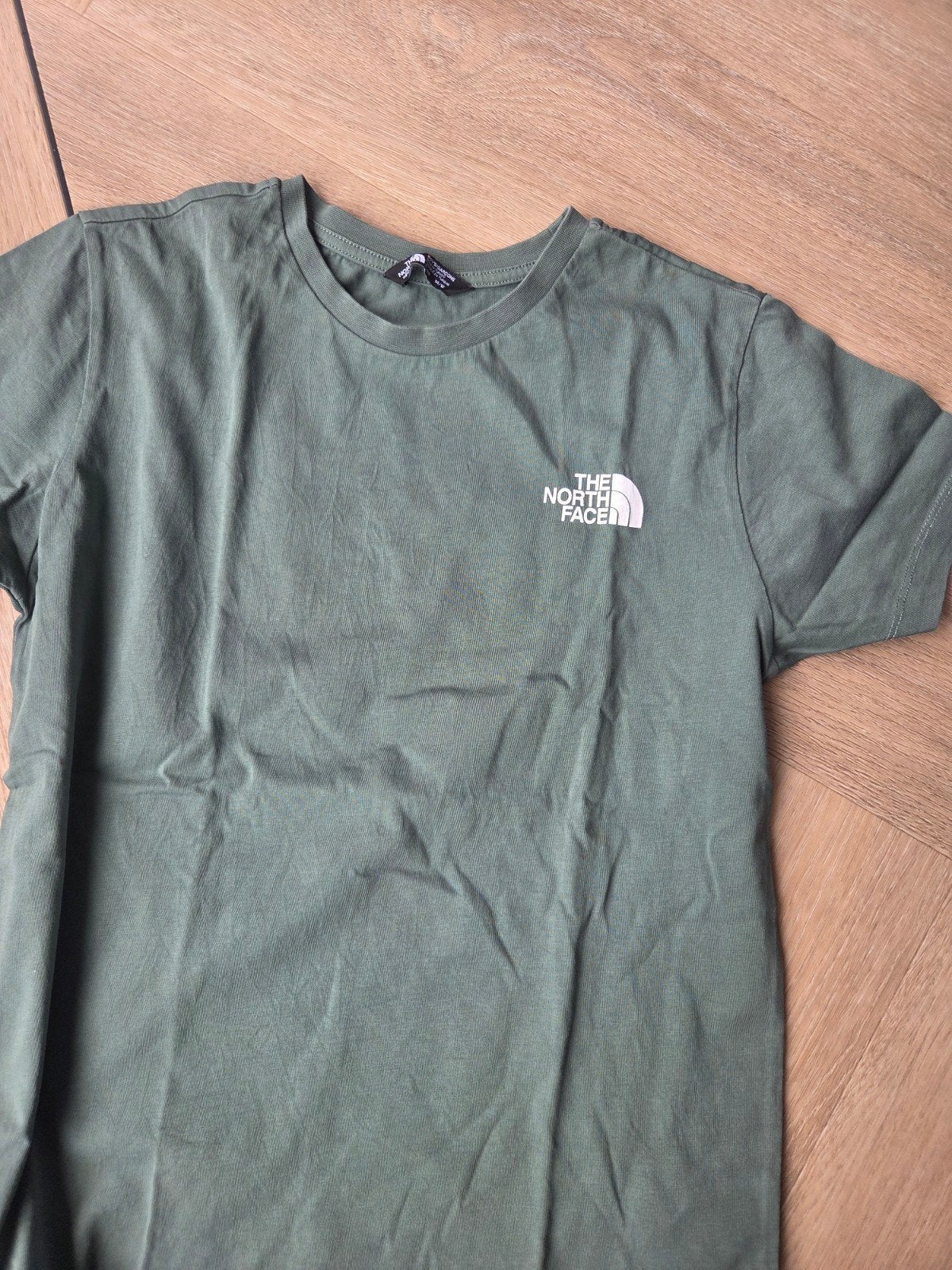 Groen north face tshirt, The North Face, Ophalen of Verzenden, Zo goed als nieuw, Shirt of Longsleeve