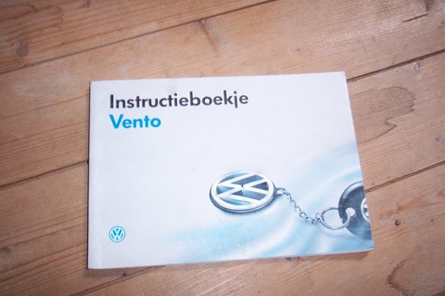Gebruikershandleiding VW VENTO  1993/1998, Ophalen of Verzenden
