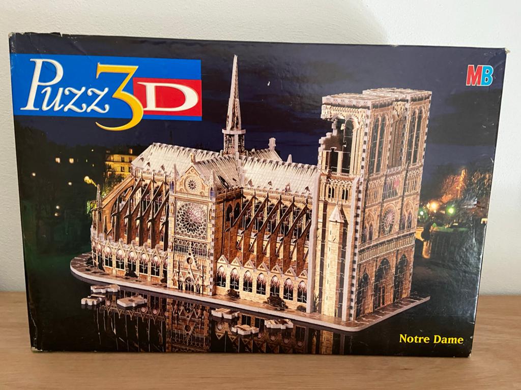 Puzz 3D Notre Dame Kathedraal - 3D Puzzel, Gebouwen, Meerkleurig, Ophalen of Verzenden, Zo goed als nieuw