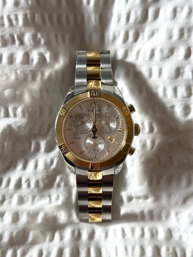 Tissot PR 100 Chronograph horloge, Overige merken, Polshorloge, Ophalen of Verzenden, Zo goed als nieuw