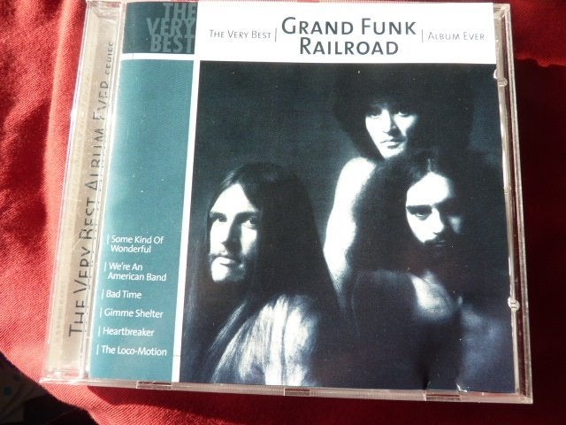 GRAND FUNK RAILROAD - CD VERY BEST.. ALBUM EVER.. (SCHAARS!, Ophalen of Verzenden, Zo goed als nieuw