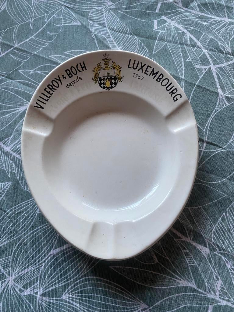 Villeroy & Boch Luxembourg vintage sigaren reclame asbak, Ophalen of Verzenden, Zo goed als nieuw, Asbak