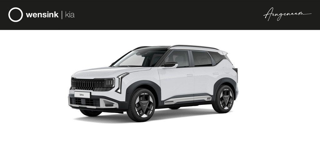 Kia Seltos 1.6 GDi DCT6 Hybrid AIR | Nu te Bestelen | 16" li, 1465 kg, Wit, Bedrijf, Nieuw