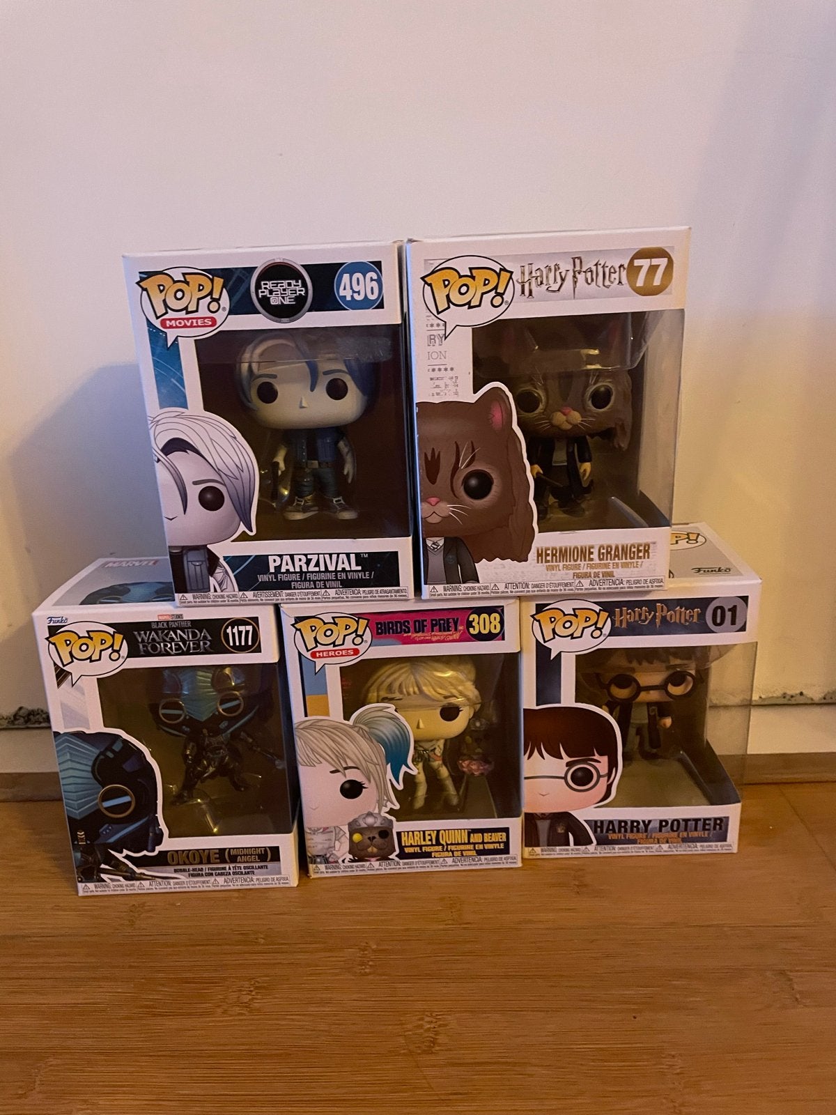 Funko Pop! Collectie: Harry Potter, Harley Quinn, Okoye, Par, Ophalen, Gebruikt