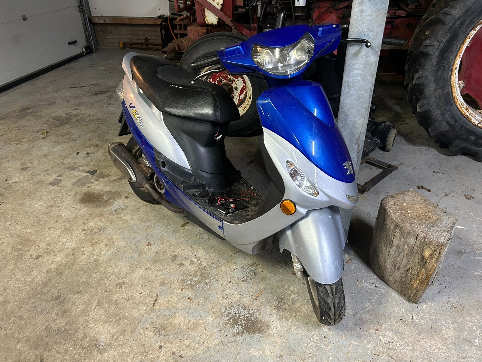 Peugeot v-clic, Ophalen, Gebruikt