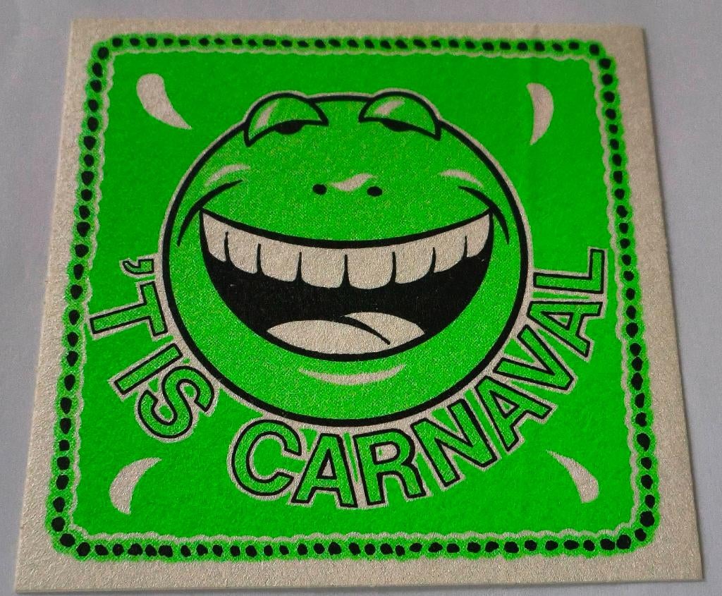 Sticker 'T is carnaval, Ophalen of Verzenden, Zo goed als nieuw, Overige typen