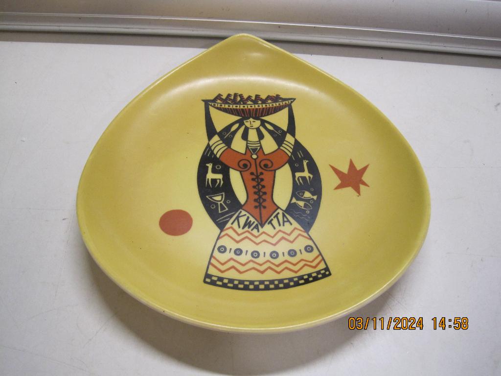 kwatta bordje breda regout maastricht 19,5 cm dia (321), Antiek en Kunst, Antiek | Keramiek en Aardewerk, Ophalen of Verzenden