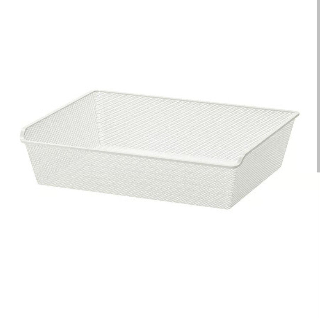 IKEA  Uittrekbare mand - Wit (202.573.15) 2x, Huis en Inrichting, Ophalen, Met plank(en), Gebruikt, Modern, functioneel