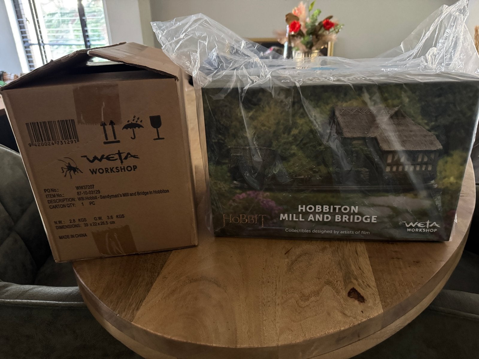 Weta Workshop Hobbiton Mill & Bridge Lord of the Rings, Ophalen of Verzenden, Nieuw