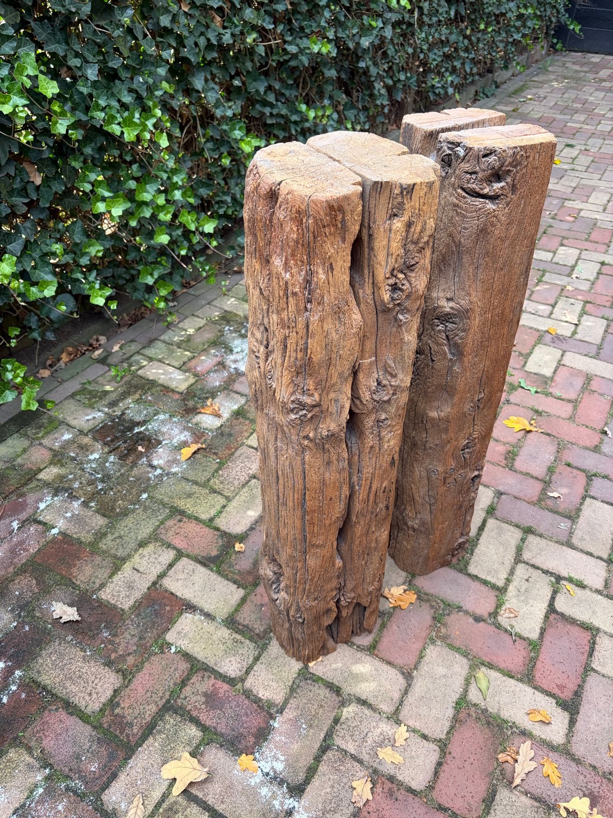 Oude eiken balken/gebinten/zuil, Ophalen, Gebruikt, Eiken, 50 mm of meer