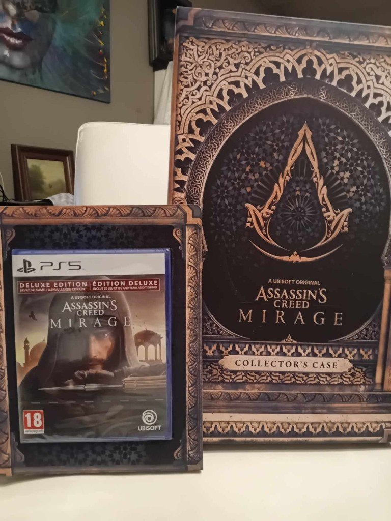 Assassins Creed Mirage Collector's Edition voor Ps5, Ophalen, Overige genres, 1 speler, Zo goed als nieuw