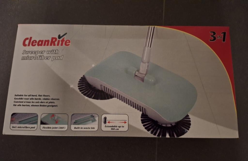 3 in 1 rolveger NIEUW handig als je moeilijk kunt bukken, Huis en Inrichting, Schoonmaakartikelen, Ophalen of Verzenden
