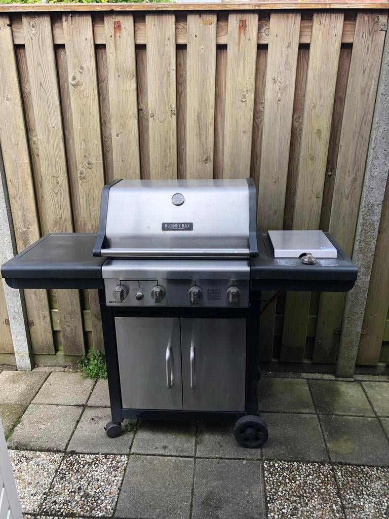 Burney Bax Gasbarbecue in goede staat met gasfles, Ophalen of Verzenden, Gebruikt