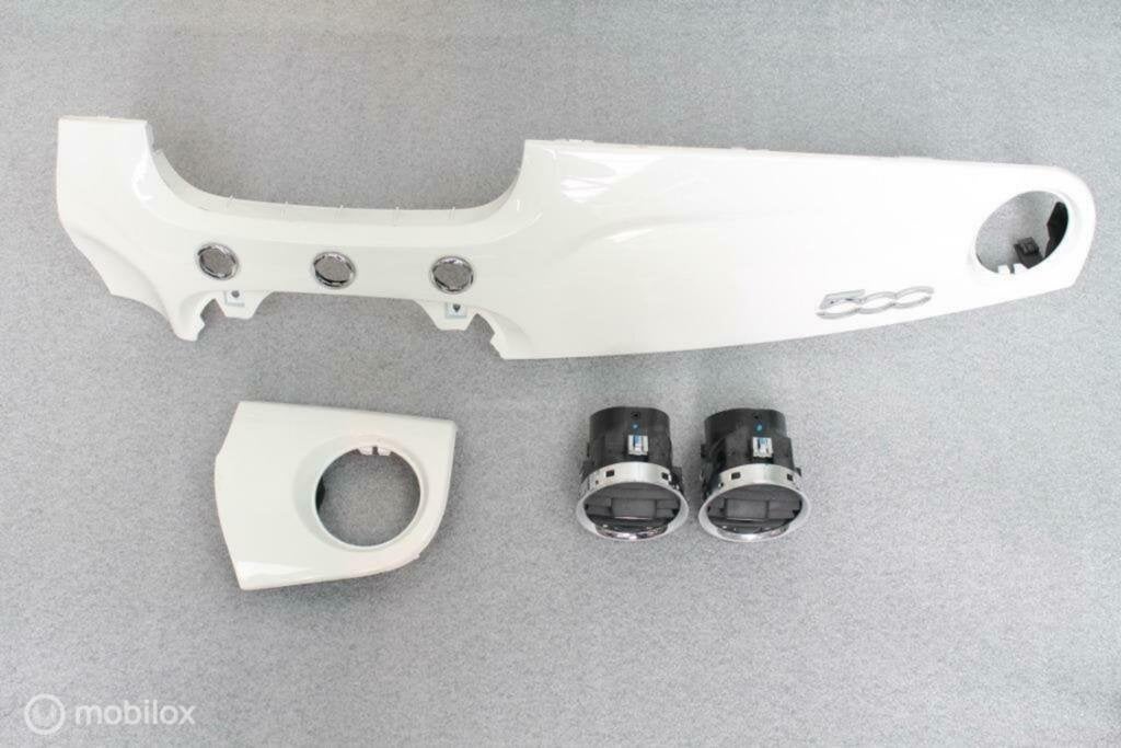 Sierlijst dashboard wit fiat 500 (2007-2015), Fiat, Fiat