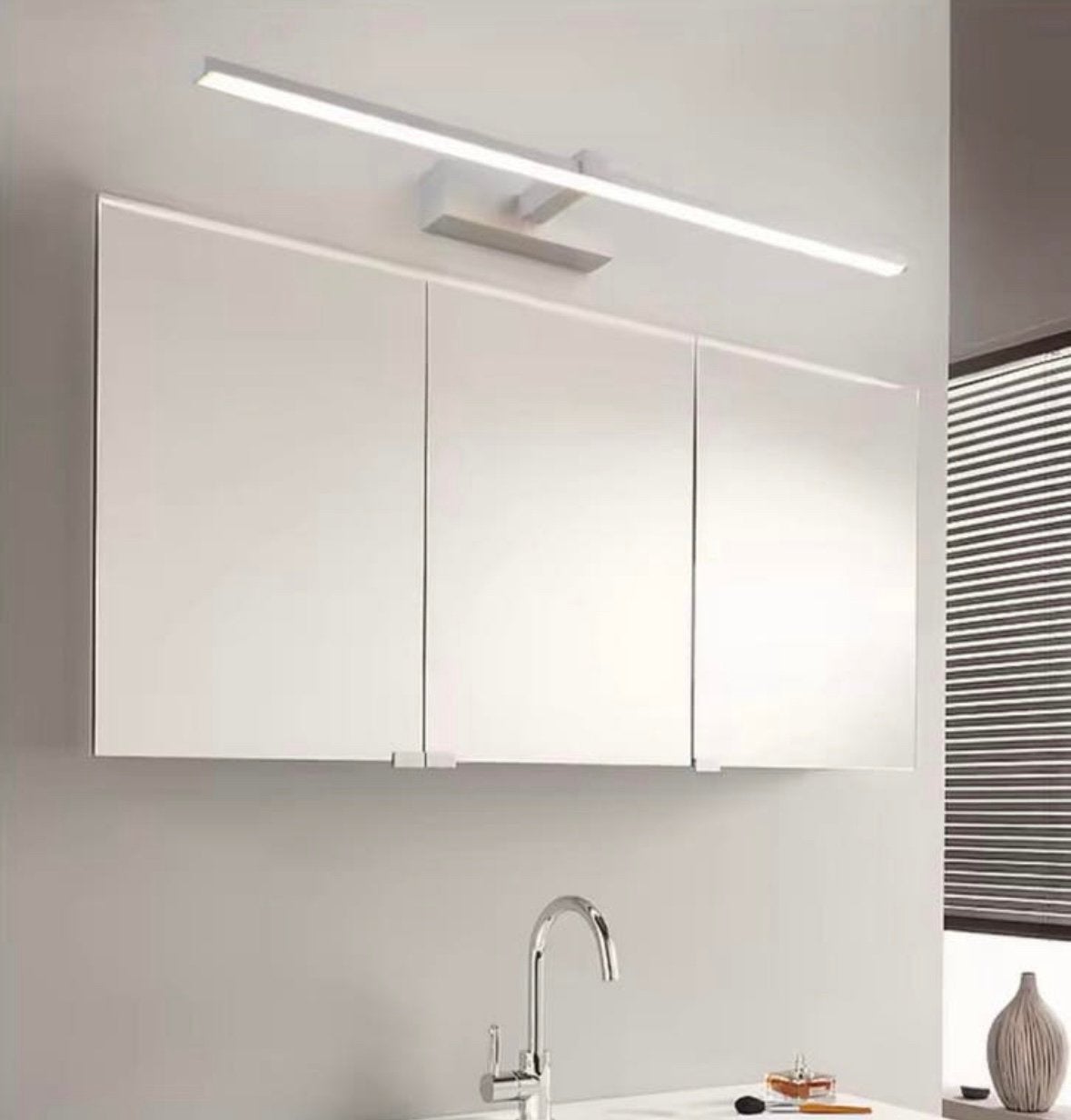 Moderne LED-Wandlamp Spiegellamp Badkamer - Wit 60cm, Verzenden, Nieuw