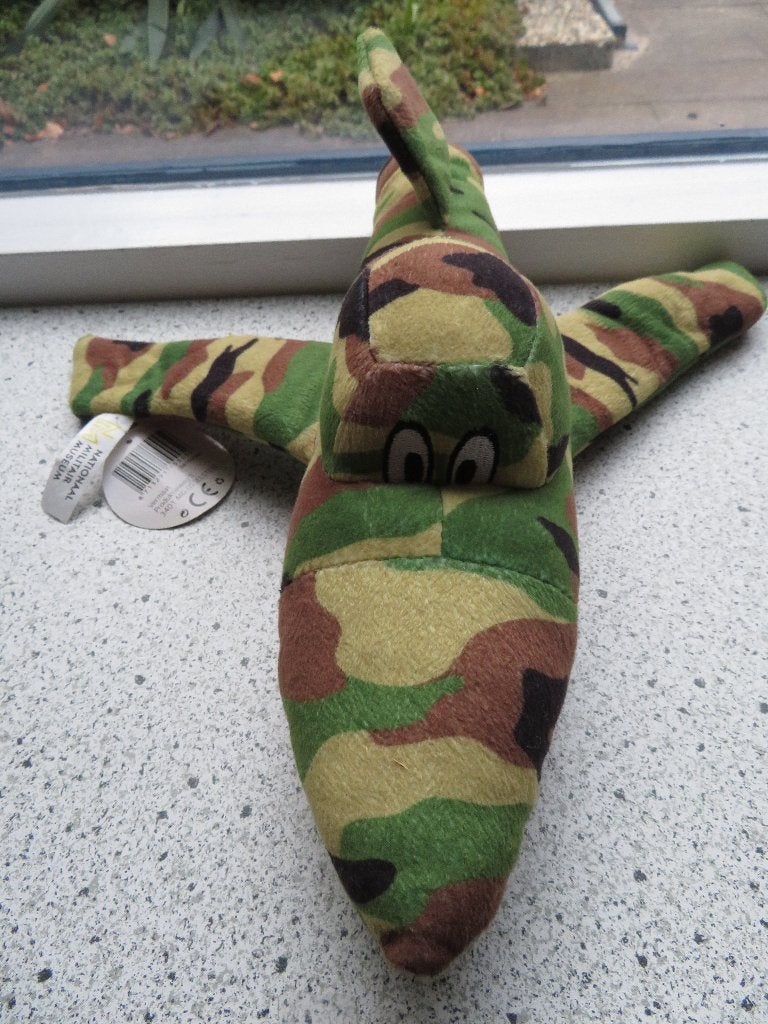 Vliegtuig uit het Nationaal Militair Museum zacht materiaal, Kinderen en Baby's, Groen, Overige typen, Nieuw, Ophalen of Verzenden
