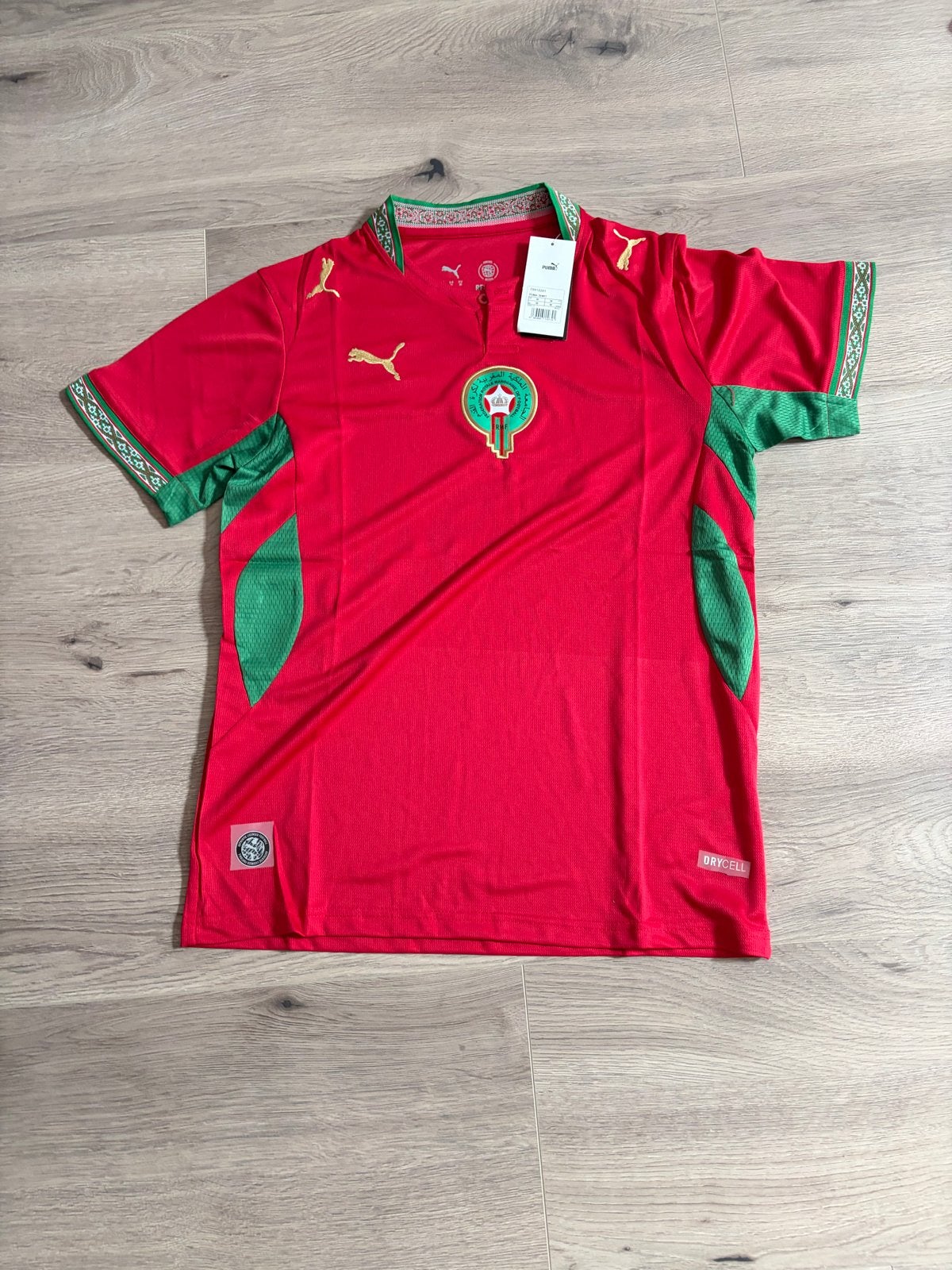 Marokko thuisshirt Maat M, Maat 48/50 (M), Nieuw, Ophalen of Verzenden, Voetbal
