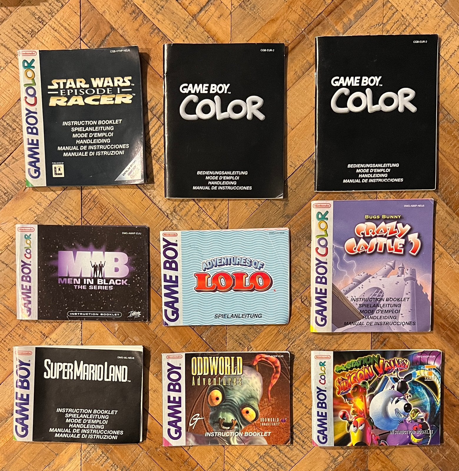Game Boy (Color) handleidingen, Ophalen of Verzenden, Gebruikt