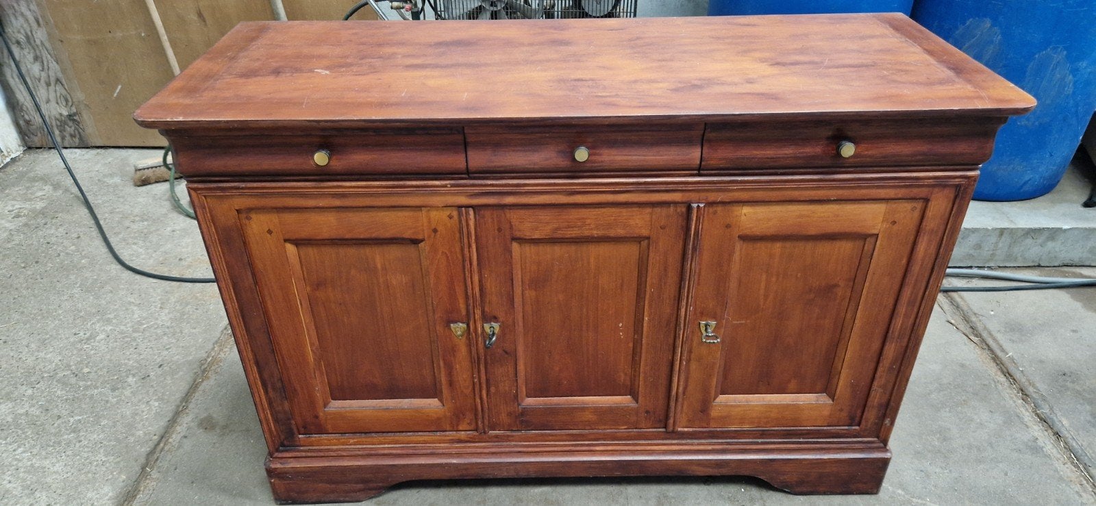 Dressoir kast te koop 3 lade en 3 deuren in mooie staat, Ophalen, Zo goed als nieuw, Overige houtsoorten, 100 tot 150 cm