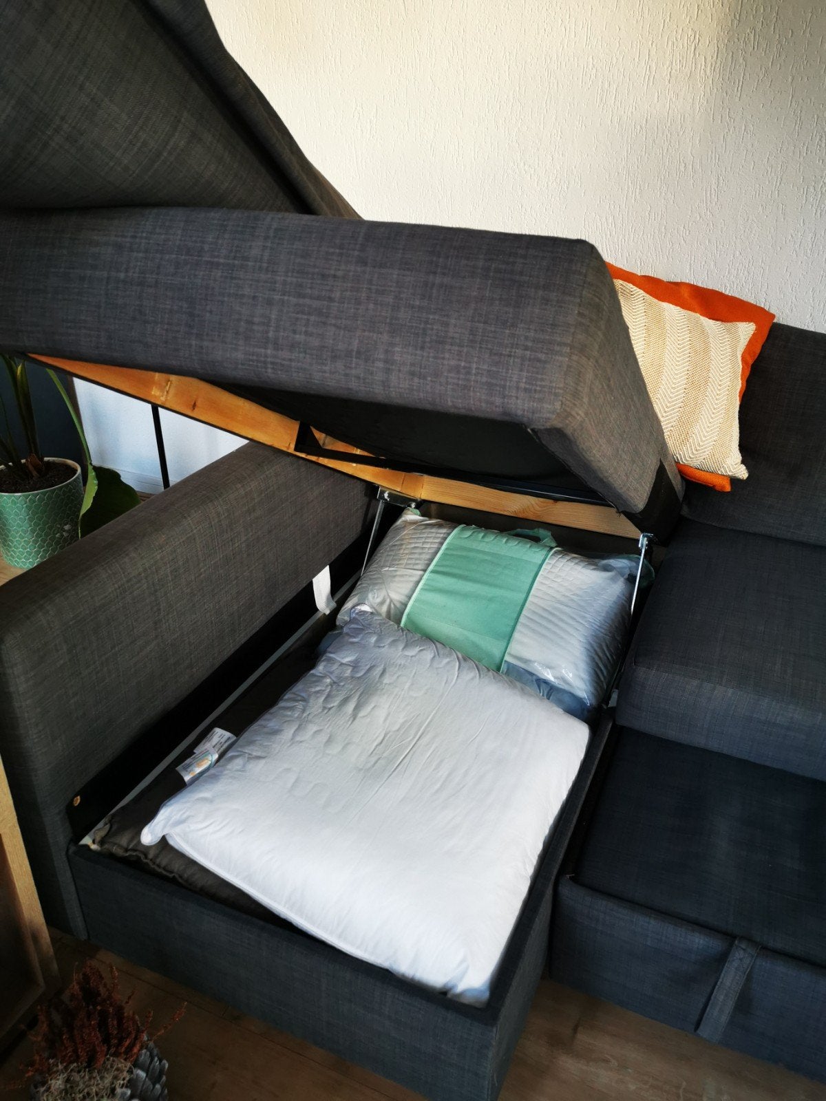 Ikea couch / slaapbank / OPHALEN DEZE WEEK, Ophalen, Gebruikt, Hoekbank, Tweepersoons